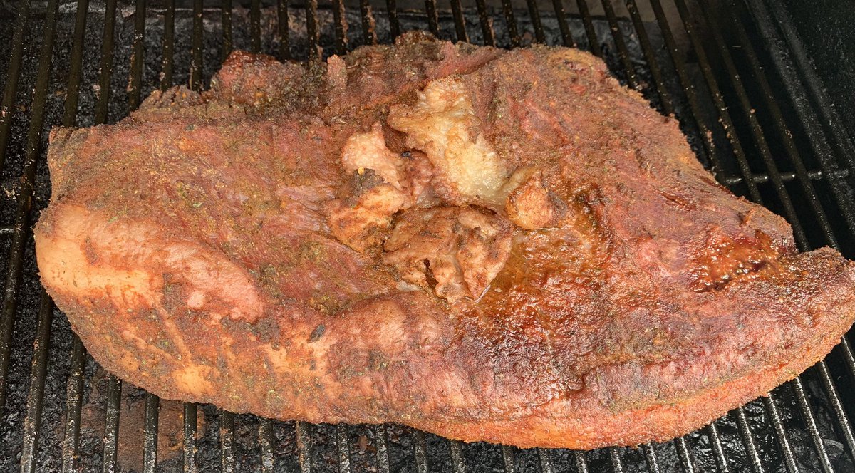 My son-in-law is making a beautiful brisket for Fathers Day dinner with the family. 

#Fathersday2023 #smokedbrisket