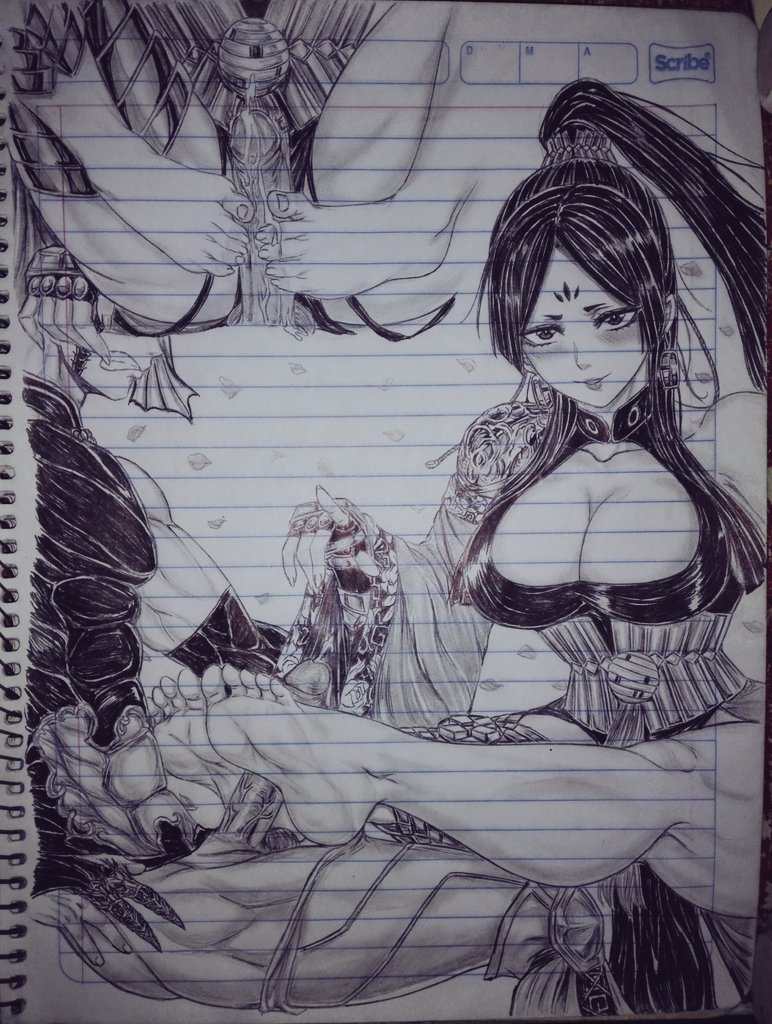 rodrisaintsgma3's tweet photo. (¡Advertencia!)🔞 Dibujo #027 QinxWu (R34): Qin Resiste la Técnica Milenaria "Flexibilidad del Dragon Imperial", mientras La Barbara Emperatriz en Dominio de la "Espada" Chiyou de Huang... 😏 😳💕🌸🌺🐉🥵🇨🇳 https://t.co/CiondtB9mf