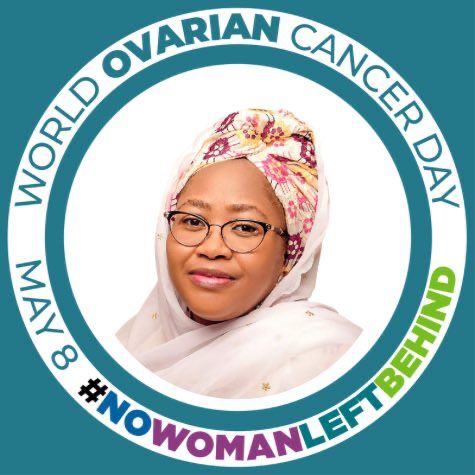 Her Excellency Haj. Lami Adamu Fintiri, Founder @fapeffoundation, joins the fight to against #OvarianCancer. #LAMIFINTIRI