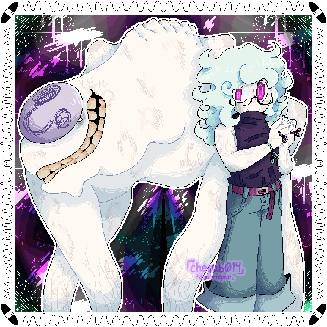 cherub014's tweet photo. #CreatingWithASD Omg I didn't realize this was a tag. Hi! I'm Sirus and I'm an autistic artist who's special interest is literally the horror-esque convoluted world I've built in my head! I never stop talking about or drawing my OCs lmao. ^^ https://t.co/N7PnMuVsl7