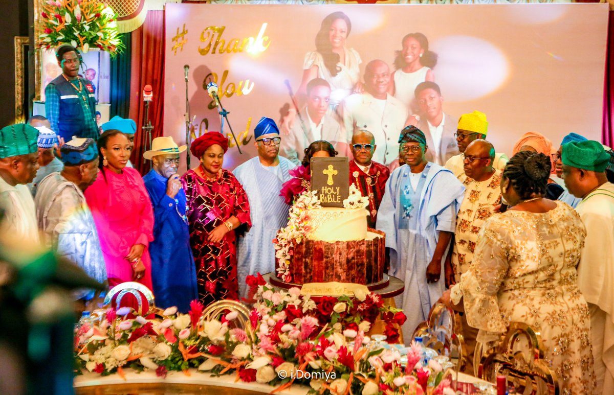 Today, I had the honour of joining President <a href="/officialABAT/">Bola Ahmed Tinubu</a>, represented by Governor <a href="/jidesanwoolu/">Babajide Sanwo-Olu</a>, Senate President Godswill Akpabio, Deputy Senate President Barau Jibrin, Speaker Tajudeen Abbas (represented by a 30-member delegation from the House of Representatives), Governor