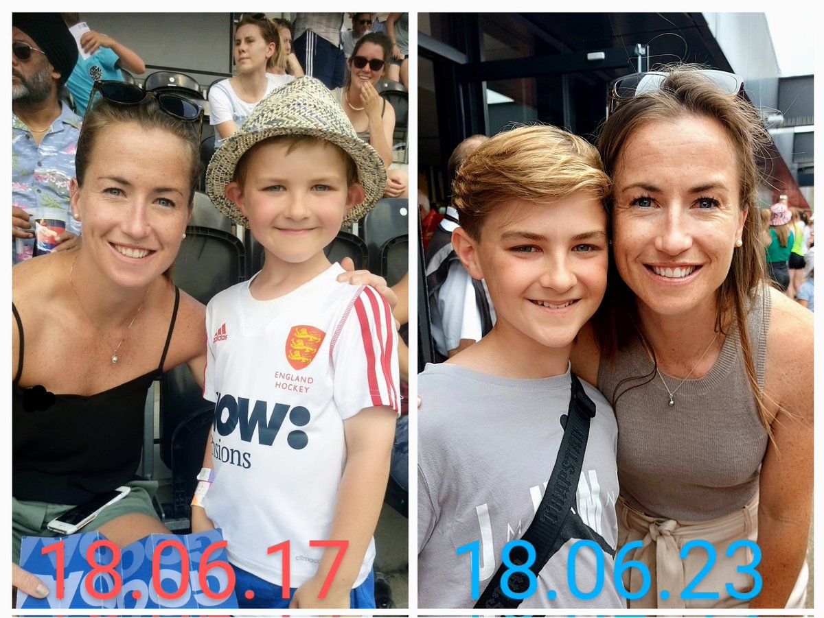 Another great day out watching @GBHockey winning in the @FIHProLeague. Congrats @MaddieHinch on ur presentation, and a massive thank you for taking time out for a photo with a fan #onthisday #thenandnow #goalieunion #stillinspiring @mh1_coaching @obohockey @Brentwood_HC