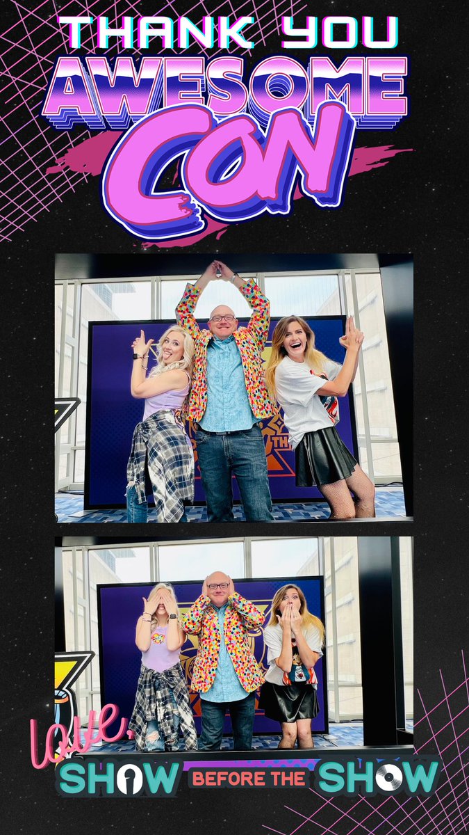 THANK YOU <a href="/AwesomeCon/">Awesome Con</a> for an AWESOME weekend ✨🤖 #TheShowBeforeTheShow
