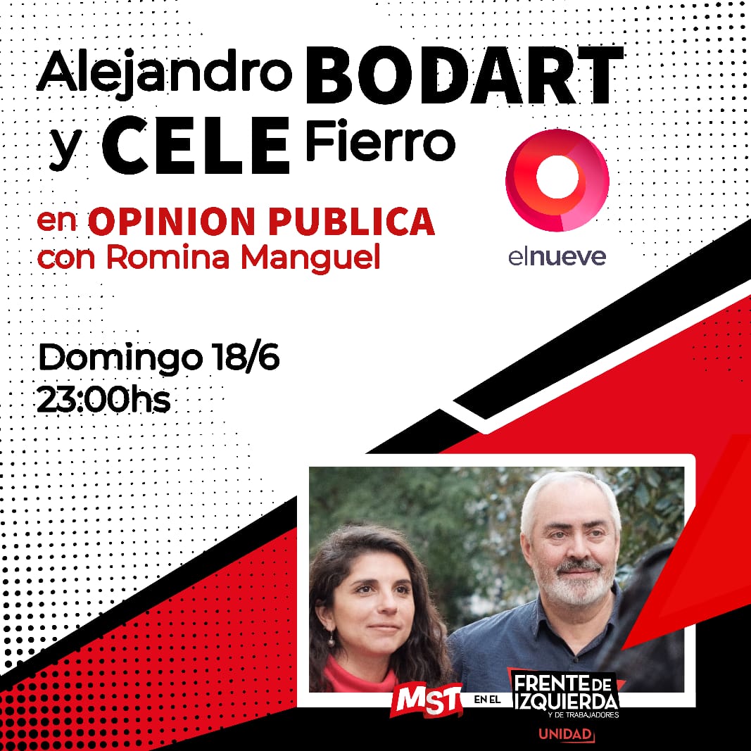 Ale_Bodart's tweet photo. Esta noche junto a @Cele_Fierro estaremos en #OpinionPublica con @rominamanguel por @canal9oficial! No se lo pierdan https://t.co/ygXOLBsXHI