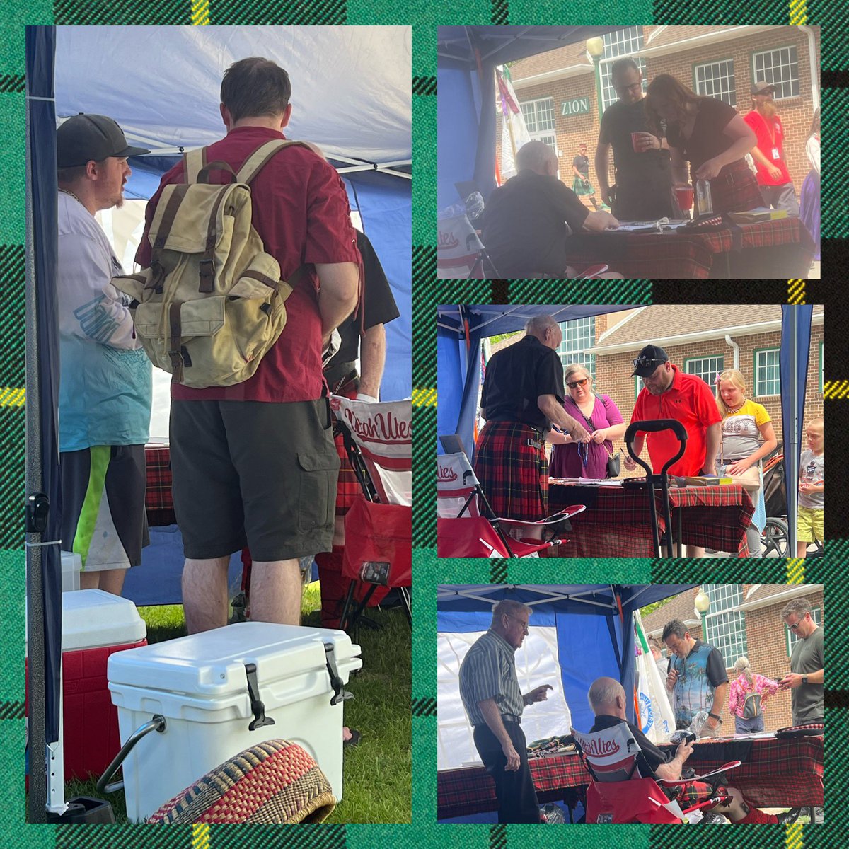 Visitors from Day Two 🏴󠁧󠁢󠁳󠁣󠁴󠁿 #ClanWallace #Freedom #UtahClanWallace #UtahScots #AmericanScots  #utahscottishfestival #scottishfestival #highlanddance #highlandathletics #scottishheritage #scottishclans #saltlakecityevents #saltlakecity #utahevents