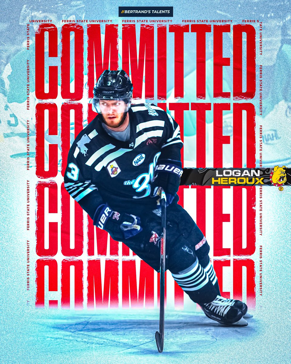 BertrandTalents's tweet photo. Congratulations to Logan Heroux of the @mudbugshockey on his commitment to @FerrisHockey !

Congrats Logan! https://t.co/pri0RTo9zQ