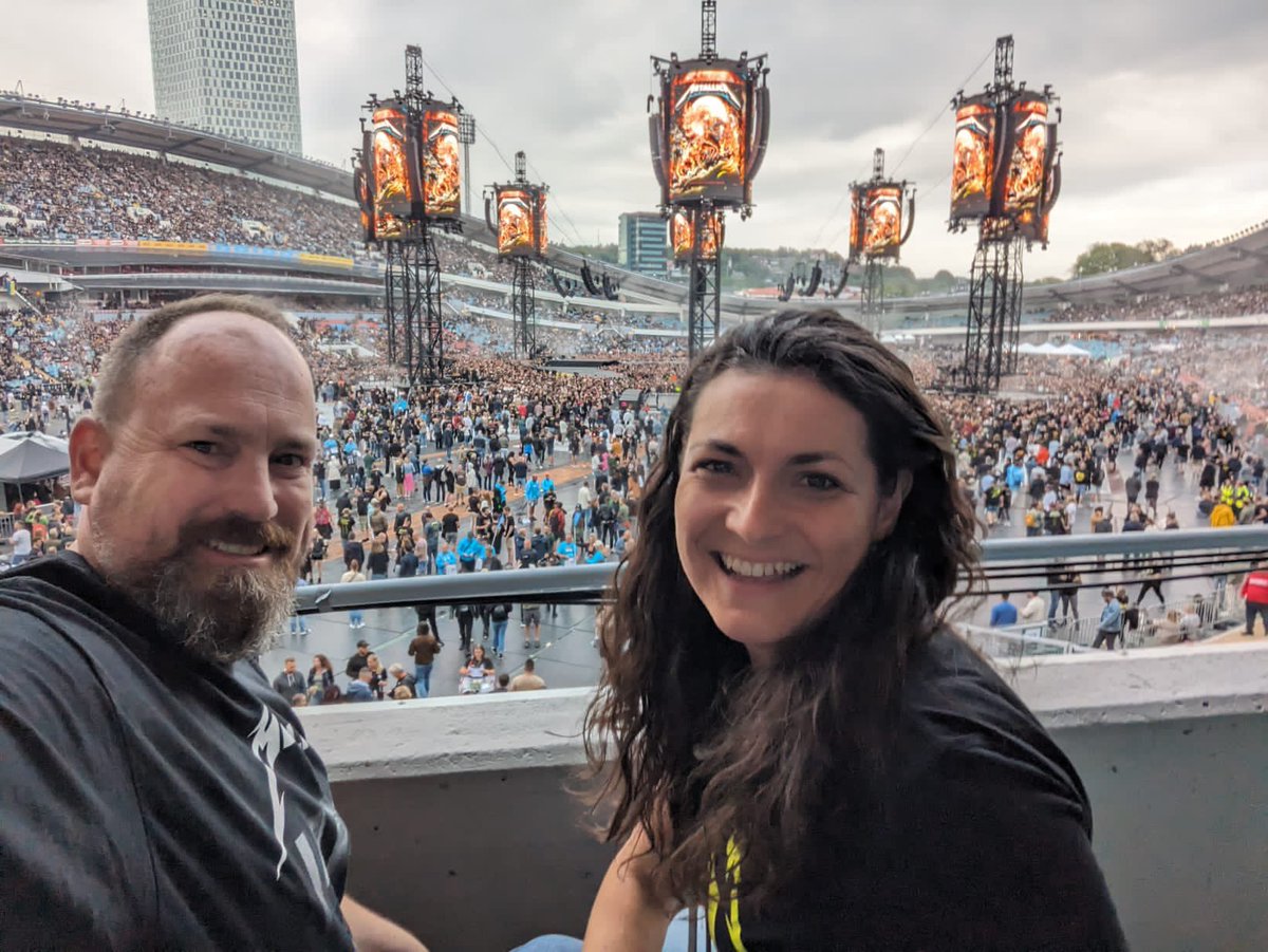 First concert, since kidney transplant!!   Had to be a 2 nights concert by  <a href="/Metallica/">Metallica</a>!!
