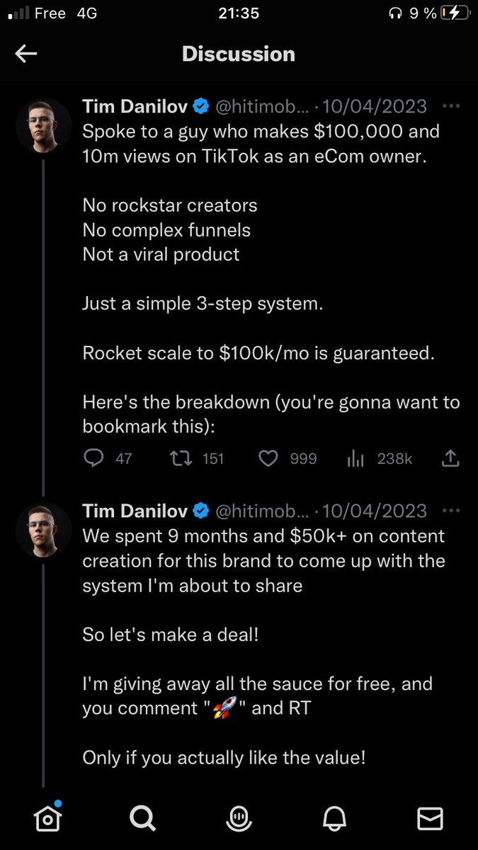 DRPC_'s tweet image. Ferme ta gueule

T’as pas parlé avec un mec qui fait 100k/mois

Parce que ton thread est plagié de A à Z - même les photos

Maintenant sort les screen de tes 3 comptes à 600k pour voir si t’as aussi mentis la-dessus