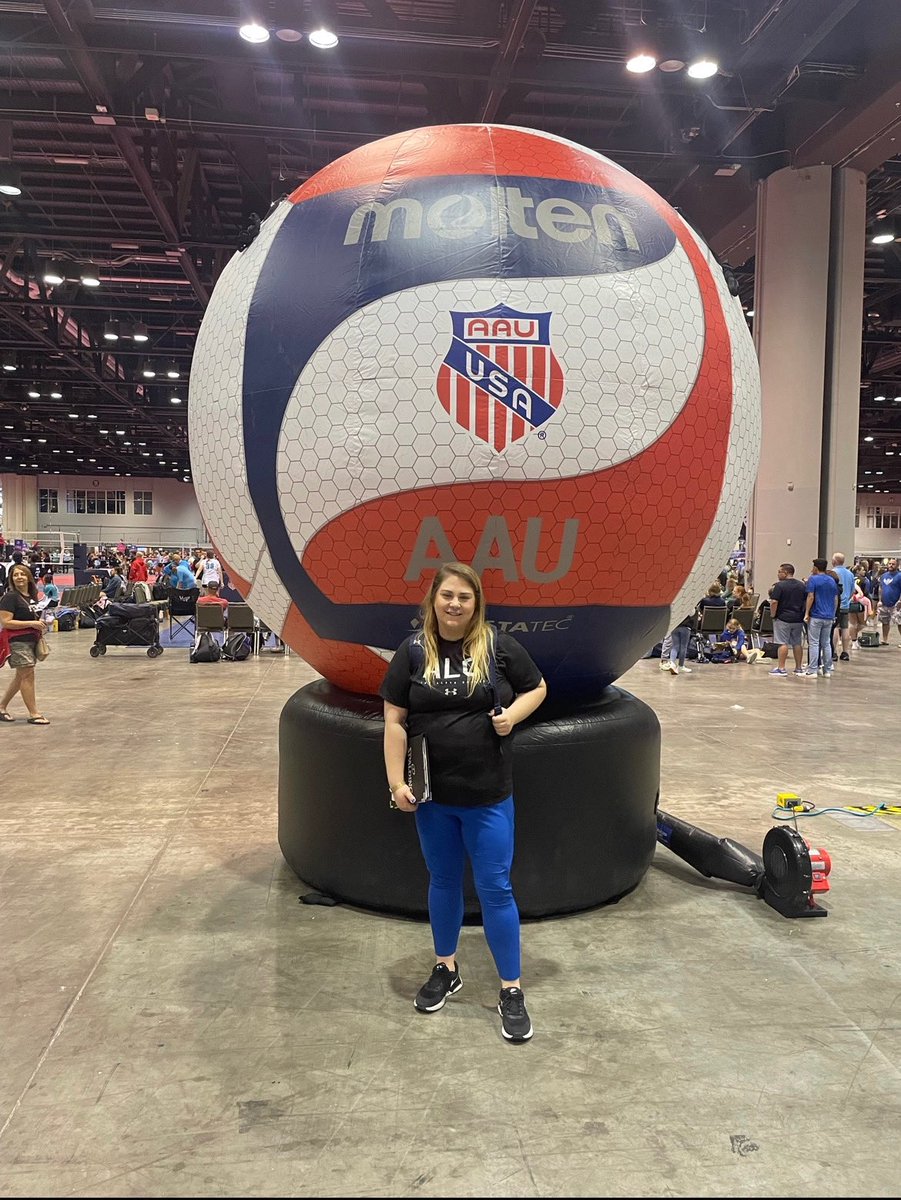 Head Volleyball Coach Kayla Vanhoose is in Orlando, Florida at the AAU National Volleyball tournament looking for future Eagles!🏐