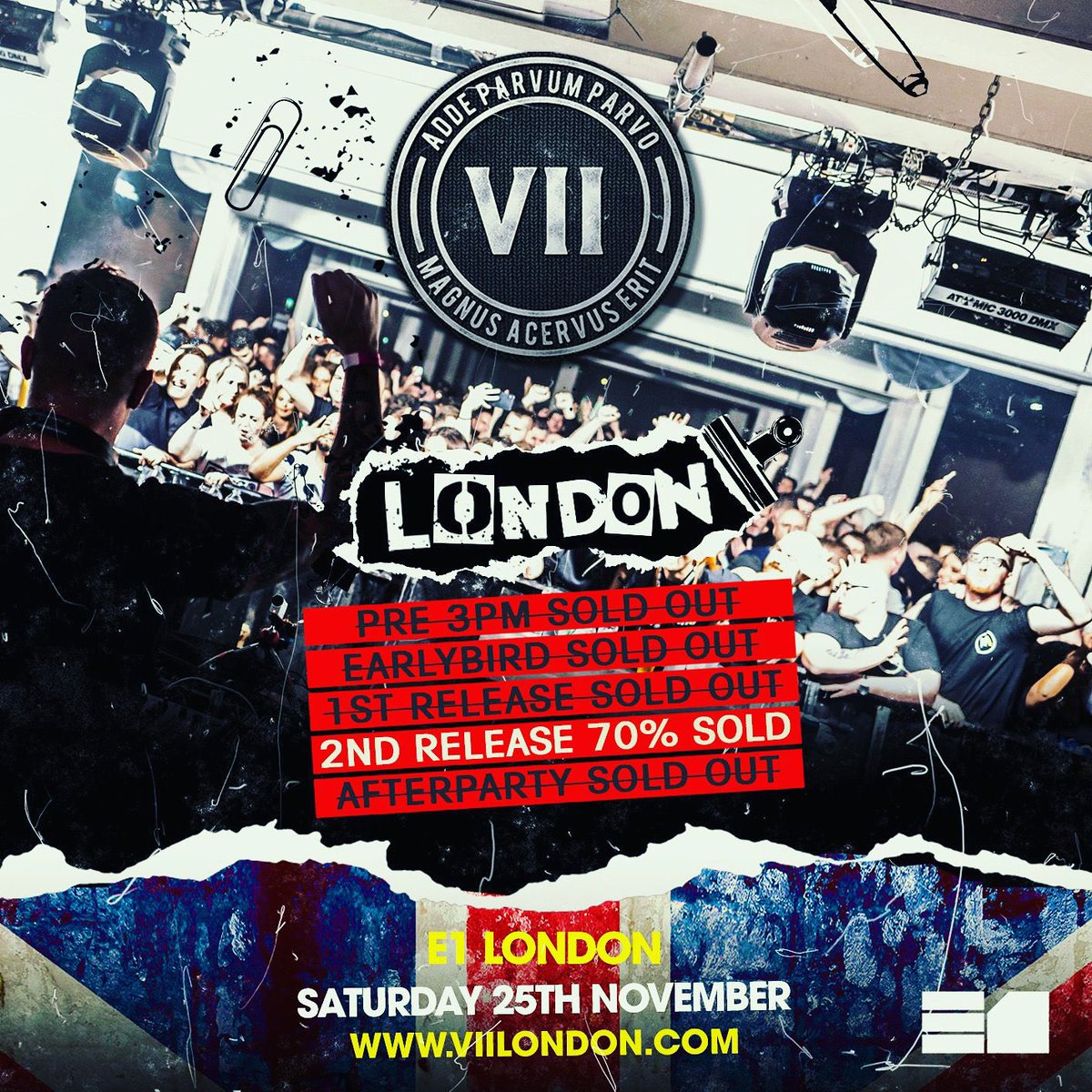 London Afterparty sold out. 🤘🏻@TheVIICrew