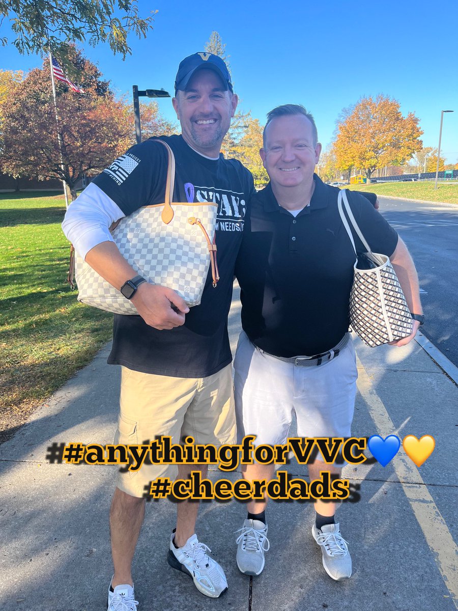 💛 The leaders of the Gold Army, the backbone of Cheer Classic, our protectors, shoulder to cry on, the loudest in the stands, and the first to celebrate us. 
💙 Happy Father’s Day- setting the standard of what “cheer dads” are supposed to be. We love you all, near and far 🦅