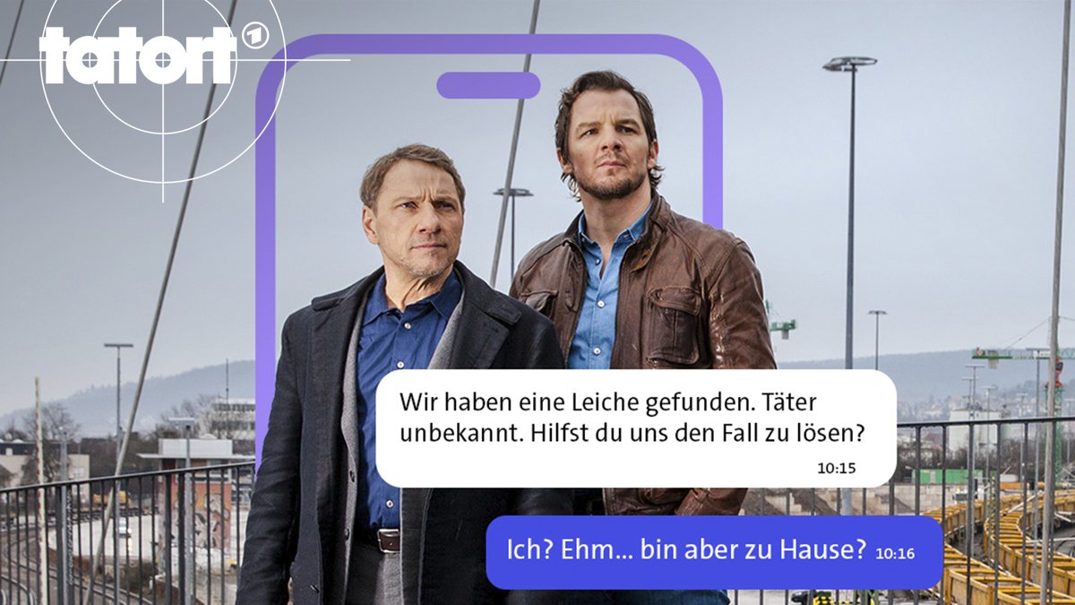 Nach dem #Tatort ist vor dem "Tatort"-Game! Im neuen, chatbasierten Spiel seid Ihr mittendrin in einer Mordermittlung und müsst im Austausch mit den Stuttgarter Kommissaren einen komplexen Fall aufklären. Jetzt ermitteln: tatortgame.de