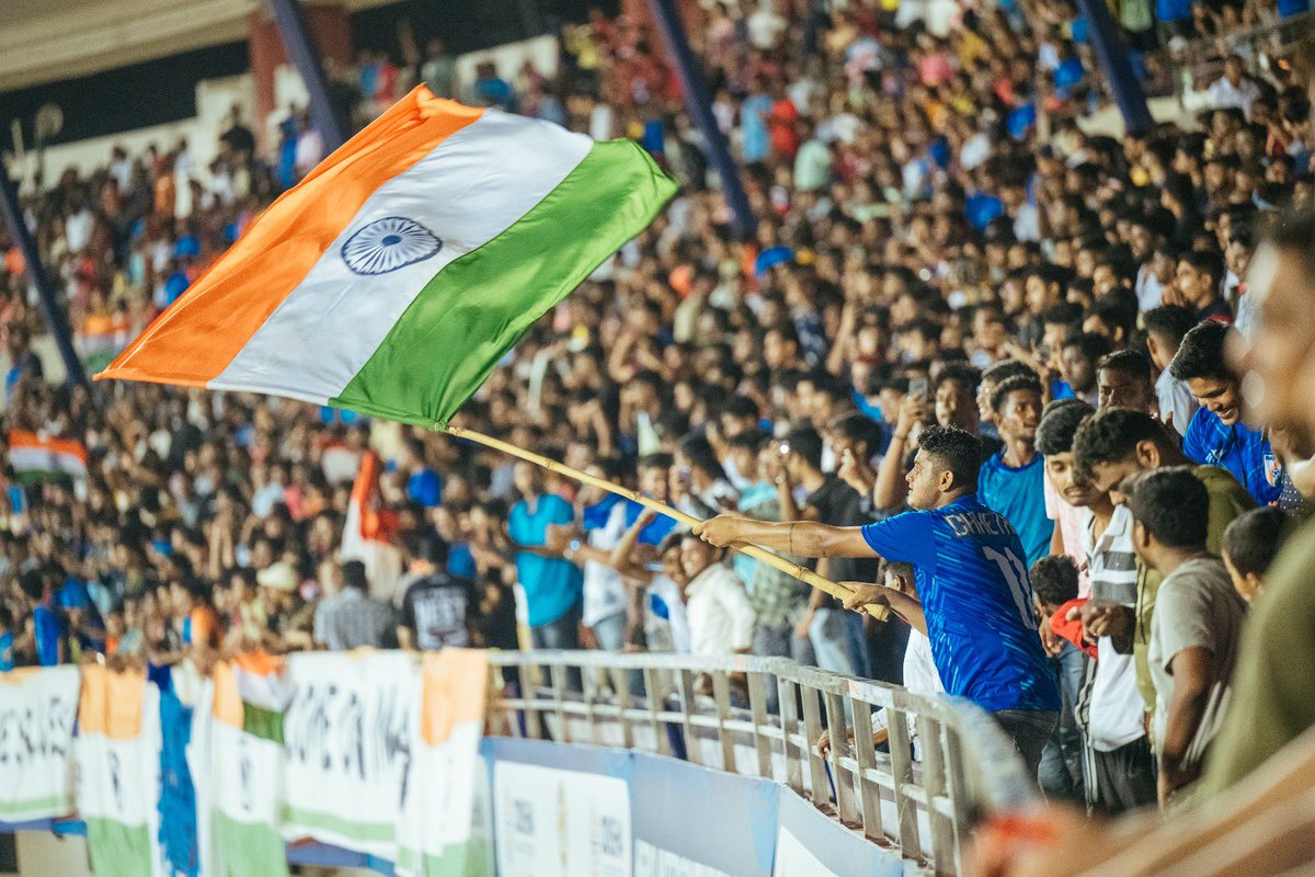 CHAMPIONS of the #HeroIntercontinentalCup 2023.
A successful campaign & some great performances by the team to keep back to back clean sheets in the tournament. Many thanks to the fans who turned out in Bhuvaneshwar.🇮🇳🏆💙
#IndianFootball #IntercontinentalCup #INDLBN #BlueTigers