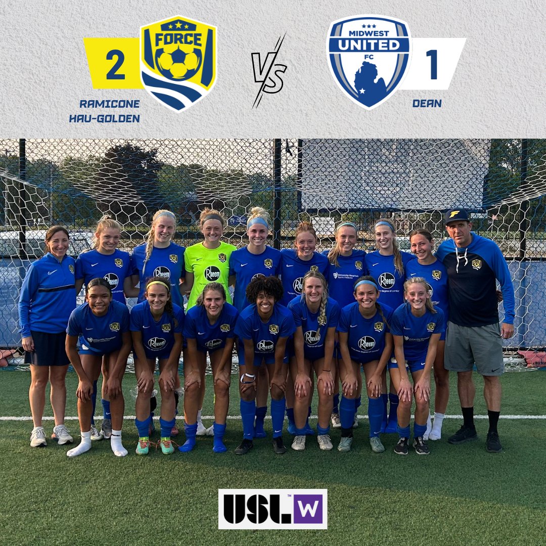 ClevForceUSL's tweet photo. Great work from our @clevforceusl @USLWLeague team winning their 1st game of the season 2-1 over Midwest United FC! 

An impressive win with 9 of the 15 players being from our @USL_Academy U20 team as well as competing on our ECNL 05-07 teams!

#chirp #ForTheW #BringYourAGame https://t.co/UuHK9cYXW3