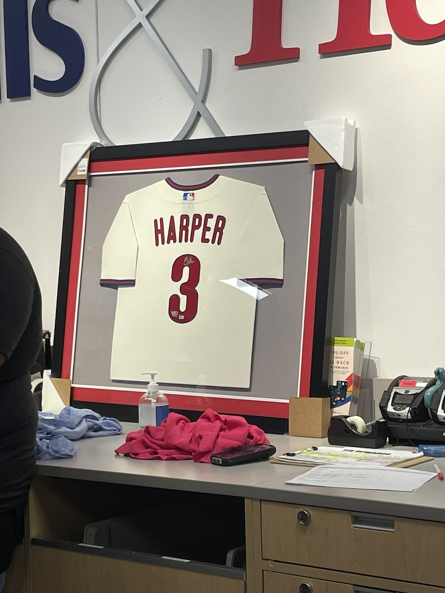 djungelskog on X: Signed Bryce Harper jersey sitting at Marshalls for  $999.99🤑  / X