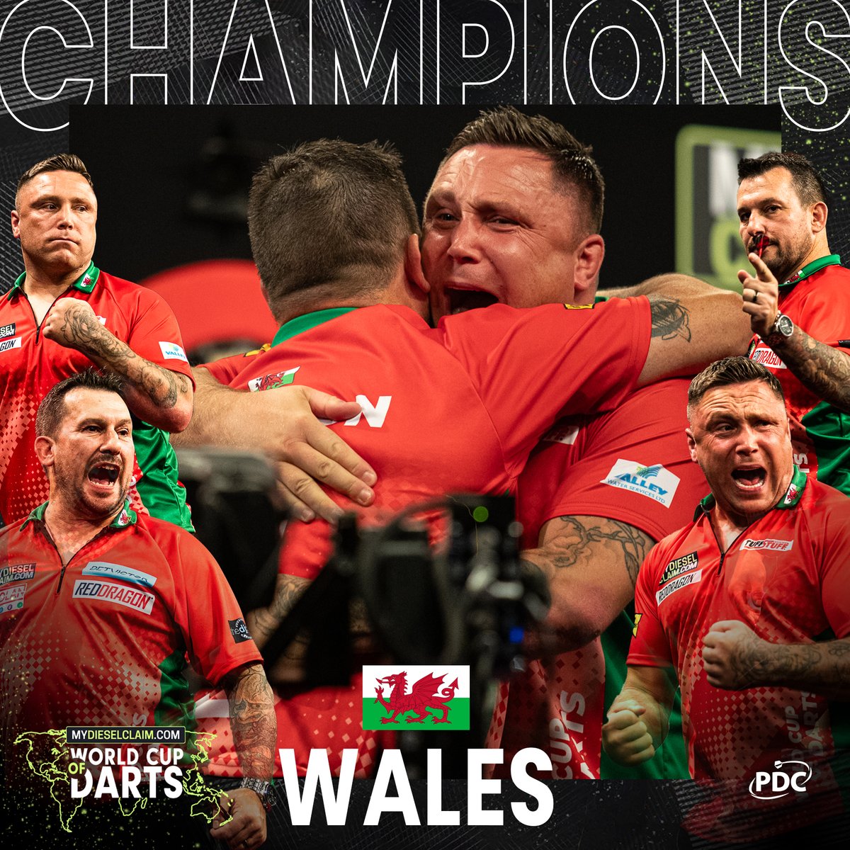 WALES ARE THE 2023 MY DIESEL CLAIM WORLD CUP CHAMPIONS!! 🏴󠁧󠁢󠁷󠁬󠁳󠁿🏆