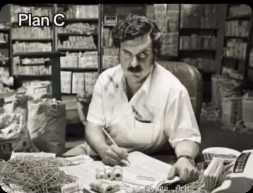 j0esucks's tweet image. The plan…