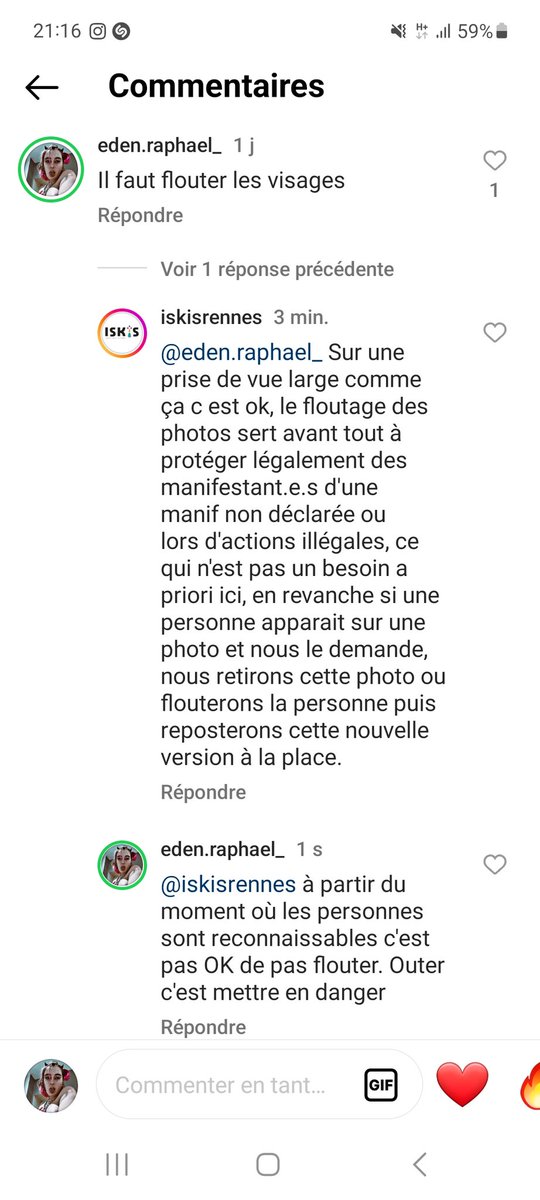 Basile_nb's tweet photo. Juste la honte de #iskis à #rennes qui refuse de flouter les visages des photos des pride.
LA HONTE https://t.co/eM7Q38iSjw