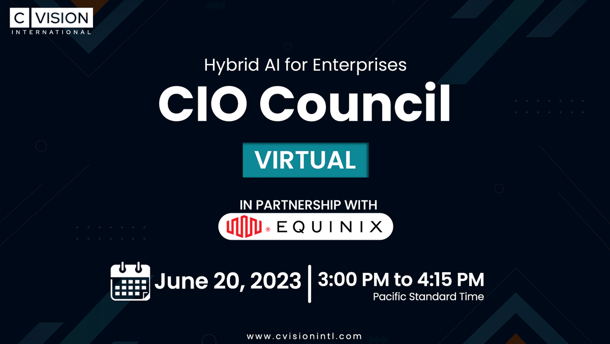 Cvisionintl's tweet photo. Join this discussion on June 20, in partnership with @Equinix, with the focuses on best practices for deploying production-grade AI solutions, considering cost, performance, security, simplicity, and sustainability.

Register here: https://t.co/xiTYba2VY2 https://t.co/dsloPFWH9m
