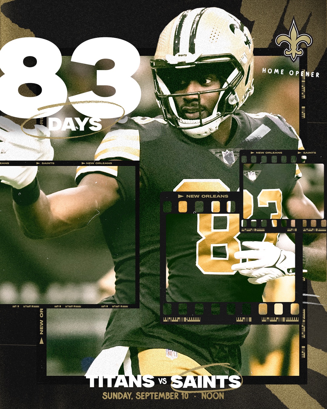 New orleans on sale saints home uniform