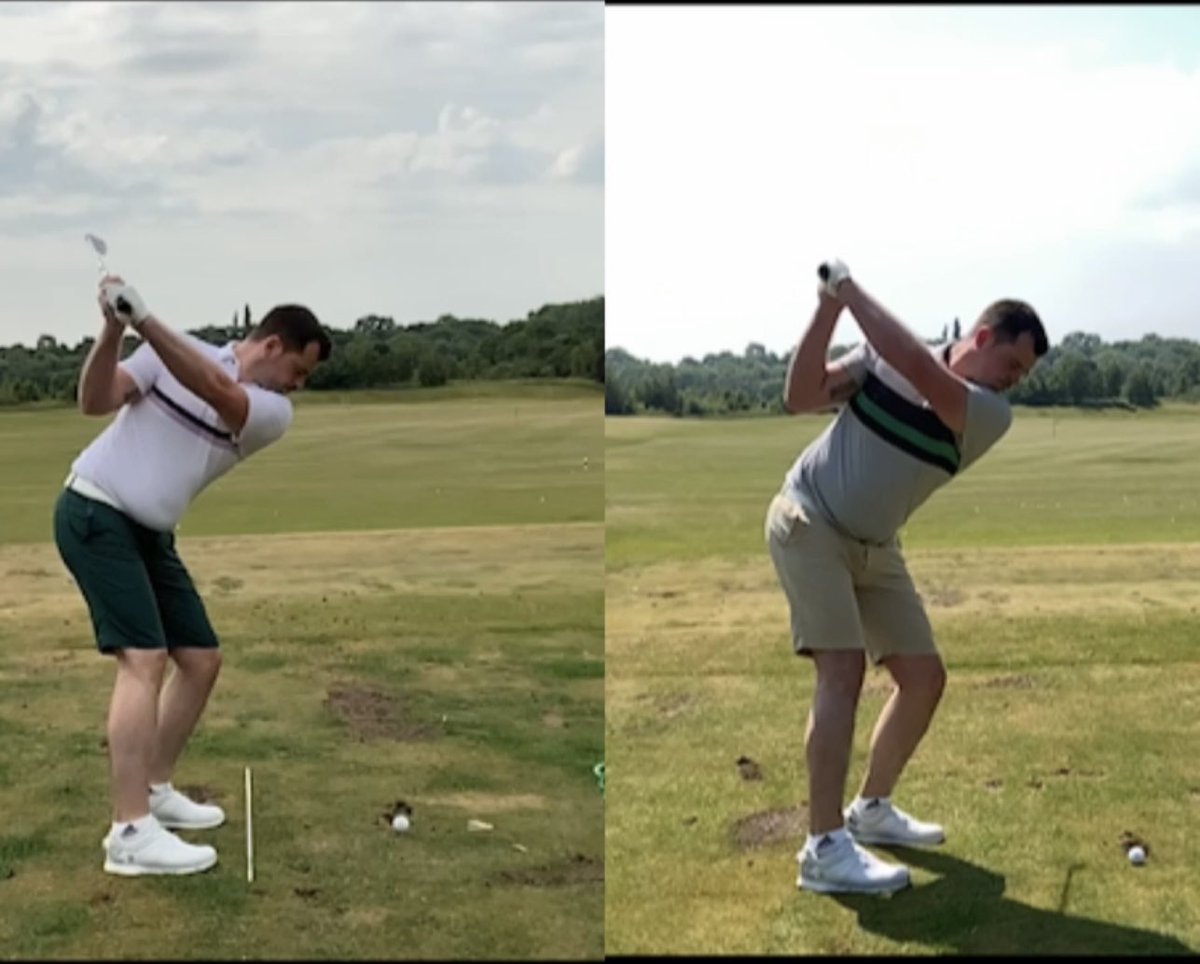 Fantastic changes in a week <a href="/Rockliffe_Golf/">Rockliffe Hall Golf</a> with an earlier transition feeling to sync and top of the backswing look resulting in a shallower plane. The best lessons are the simplest !!!!!!