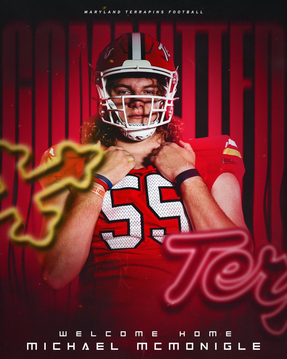 After a great official visit, I’m excited to announce that I am 100% committed to the University of Maryland!!! #TBIA #GoTerps 🐢 
@coachlocks <a href="/coachbraswell/">Brian Braswell</a> <a href="/GunterBrewer/">Gunter Brewer</a> <a href="/Coach_Butera/">Luke Butera</a> @terpsfootball <a href="/RussellStoner24/">Russell Stoner</a> <a href="/CoachCregger/">Ben Cregger</a> <a href="/AFL_YorkPA/">AFL York PA</a> <a href="/thefactorybma/">TheFactoryBMA</a> <a href="/PaFootballNews/">Pennsylvania Football News</a>