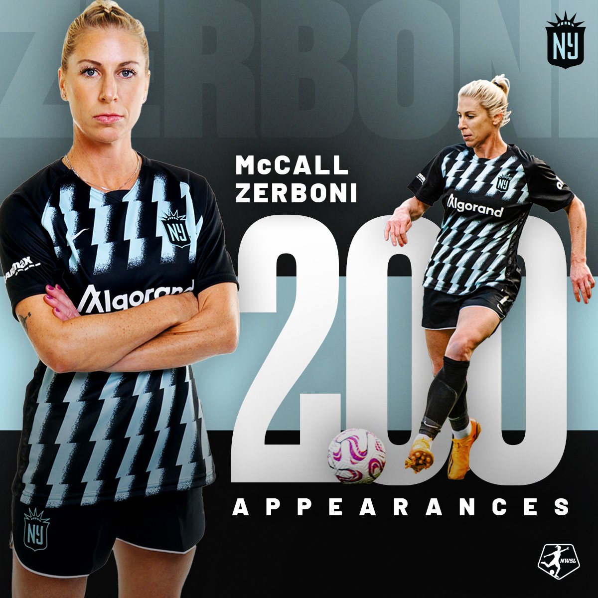 McCall Zerboni reaches the 200 Club, the second player in league history to do so! 🙌