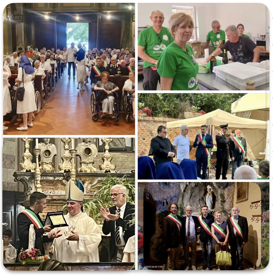 GianluColletti's tweet photo. Una #giornata veramente #speciale! Un onore ospitare a #CastellettoMonferrato la #GiornataLourdiana #Oftal della #diocesi #CasaleMonferrato. #Encomiabile la #passione dimostrata nei confronti dei tanti malati da parte dei numerosissimi #volontari. #Grazie dal profondo del cuore! https://t.co/x0GU0O1xHH