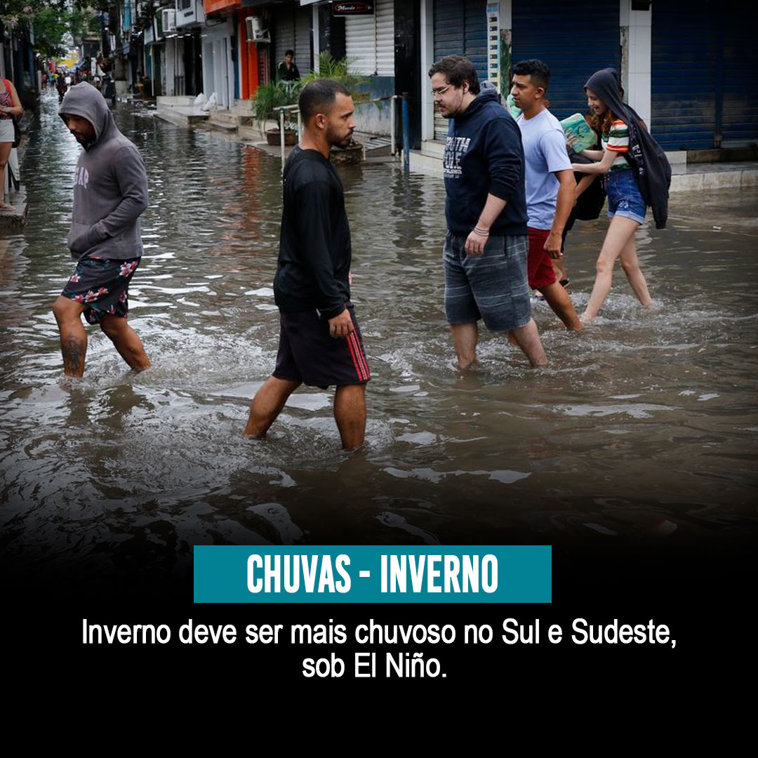 MasterWNews's tweet image. Sob El Niño, inverno deve ser mais chuvoso no Sul e Sudeste. Estação fria tem início na quarta-feira
Mais em: masterwnews.com/40082/

Imagem © arquivo EBC
#MasterNews #ElNiño #chuva #clima #inverno #Seca