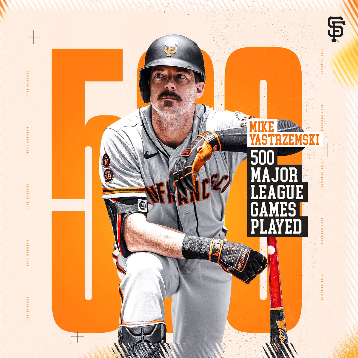 SFGiants's tweet image. 5⃣0⃣0⃣ for @mikeyaz18 👏