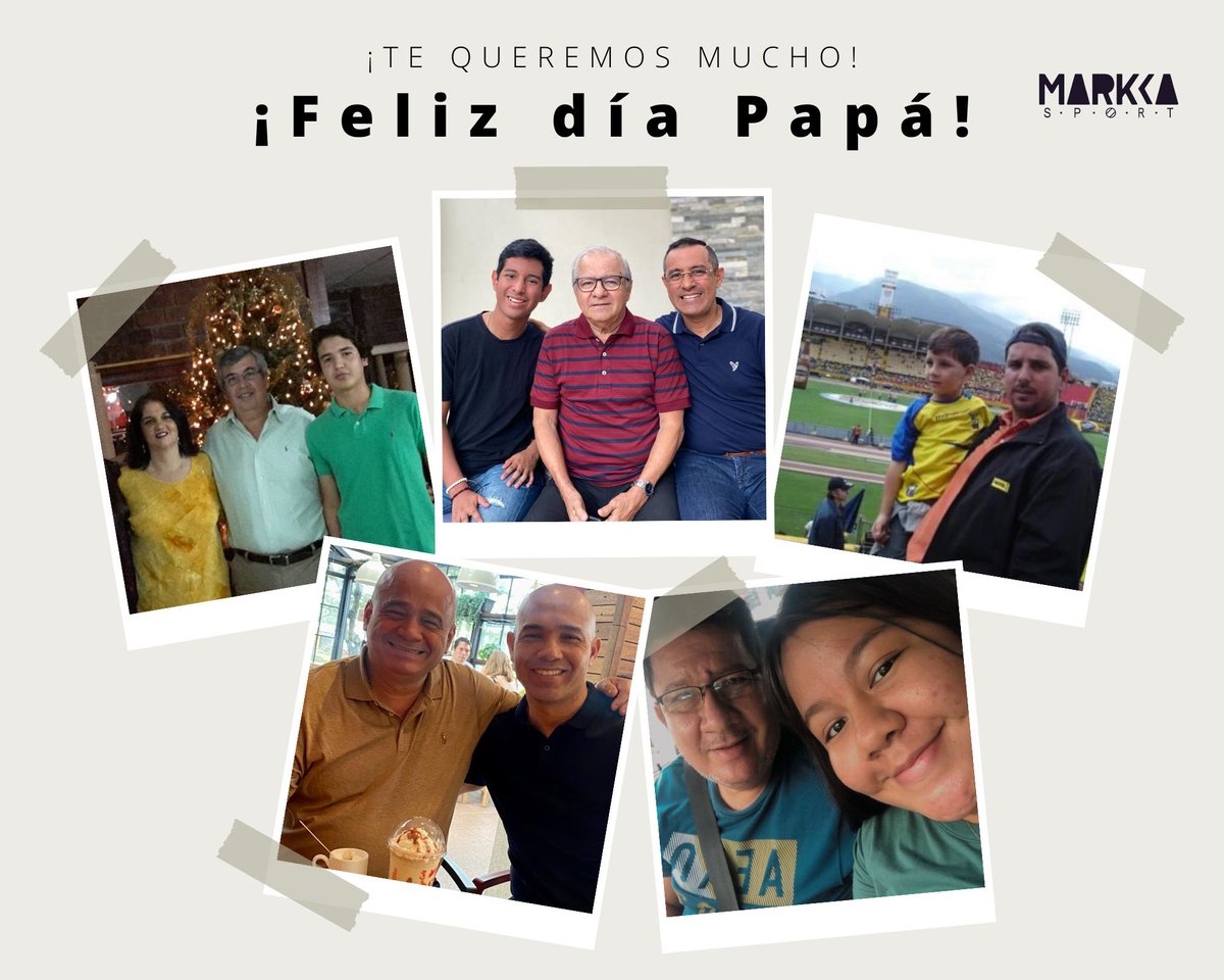 ¡GRACIAS POR SER HOMBRES GRANDIOSOS! 🙌🏼✨👨🏻

"Un padre no es el que da la vida, eso sería demasiado fácil, un padre es el que da el amor." Denis Lord. 

Celebramos este día mostrándoles a nuestros papitos; quienes hacemos Markka Sport les deseamos un feliz día al Rey de la Casa.
