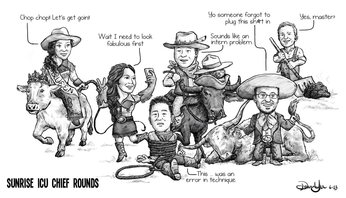 md_comics's tweet photo. First cartoon after a two year hiatus - it’s been a long journey through residency but am forever grateful for my co-chiefs, attendings, and family. I still call them “cows” not “wows” @doctorscreate @RASACS https://t.co/OeIGEIGHFM