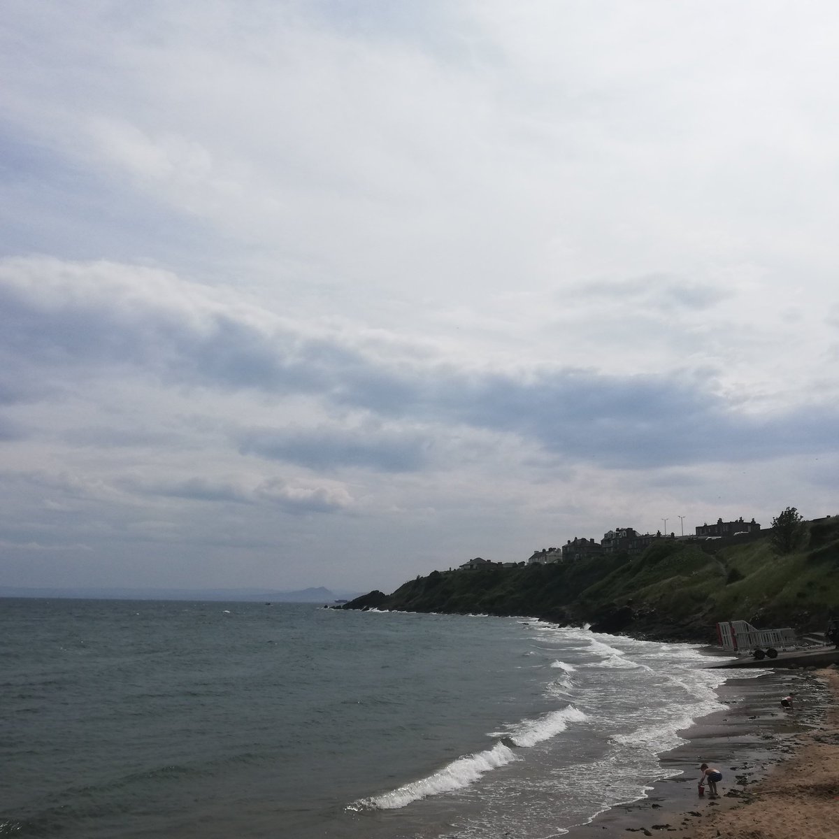 Started Father's Day with a terrific breakfast, then in the afternoon off exploring a section of the Fife Coastal Path. Great day!