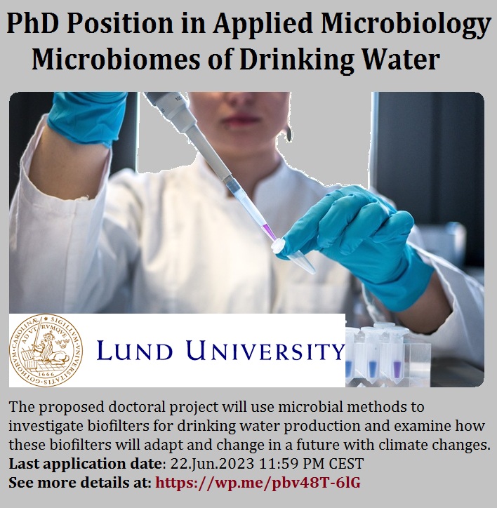 Agristok on Twitter "📌 PhD Funded Position in Applied Microbiology