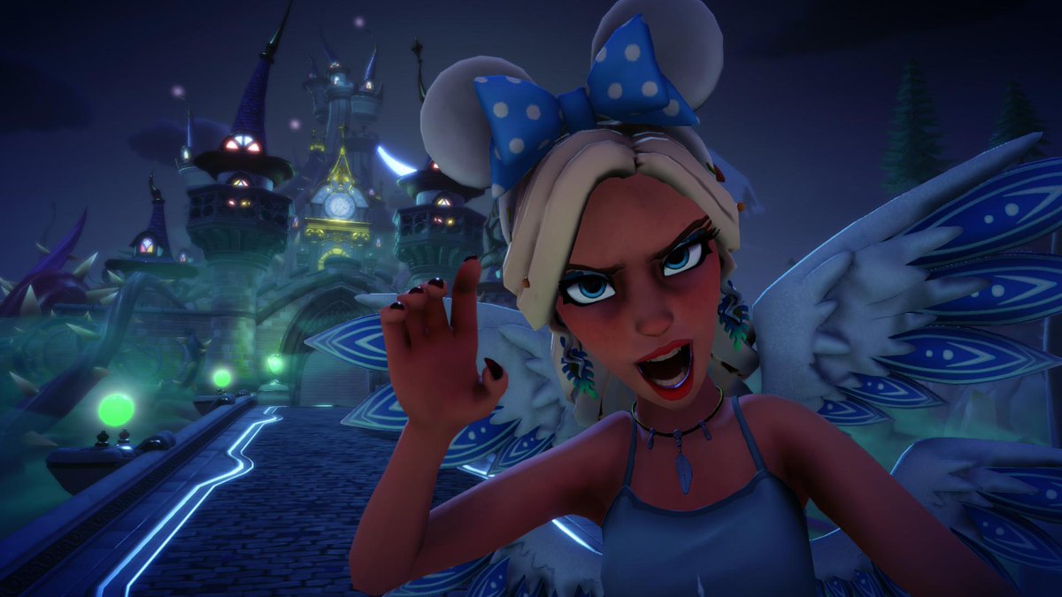 ellunity's tweet image. Disney Dreamlight Valley got a lil spooky 👻