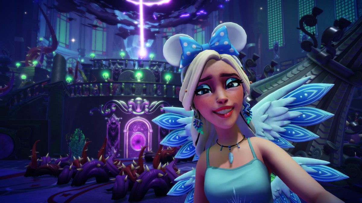ellunity's tweet image. Disney Dreamlight Valley got a lil spooky 👻