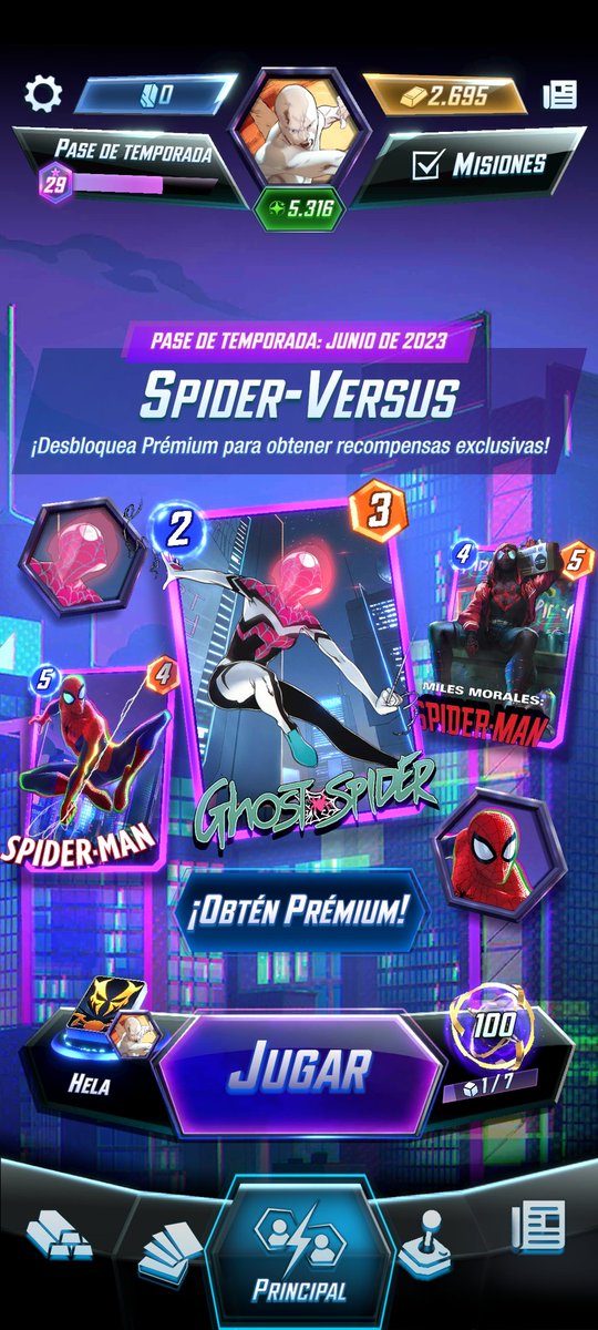 Estos son los dos mazos que he usado para llegar a infinito esta temporada:
🔹Del 50 al 90: High Evolutionary 
🔹Del 90 al 100: Hela

#Marvel #snap #marvelsnap #metadecks #mazo #infinito #100 #Hela #HighEvolutionary #viral #mejoresmazos