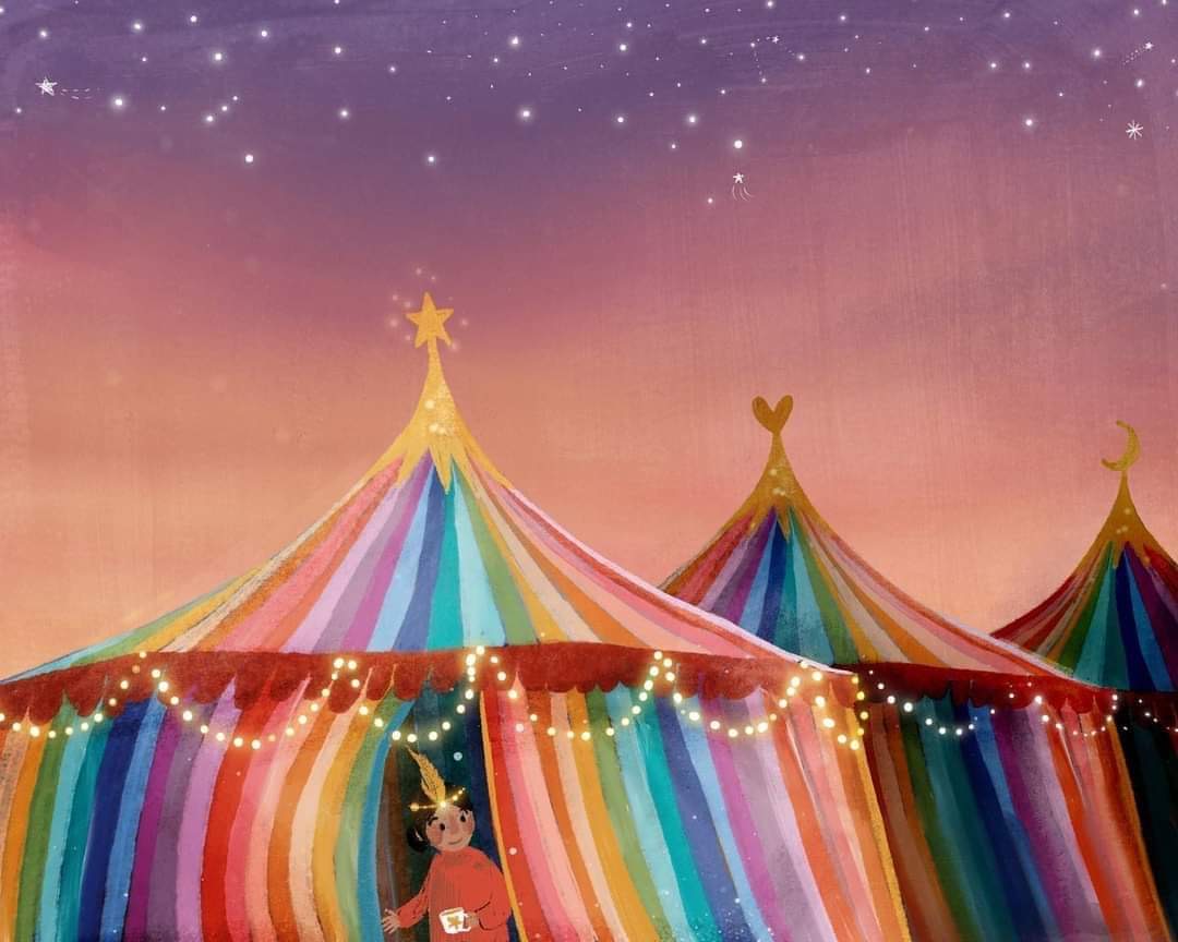 The end of the day at the circus #kidlit #kidlitart