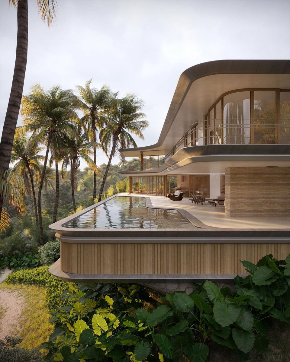 HOUSEPORN___'s tweet photo. Jungle house. https://t.co/XZpnaJsEXk