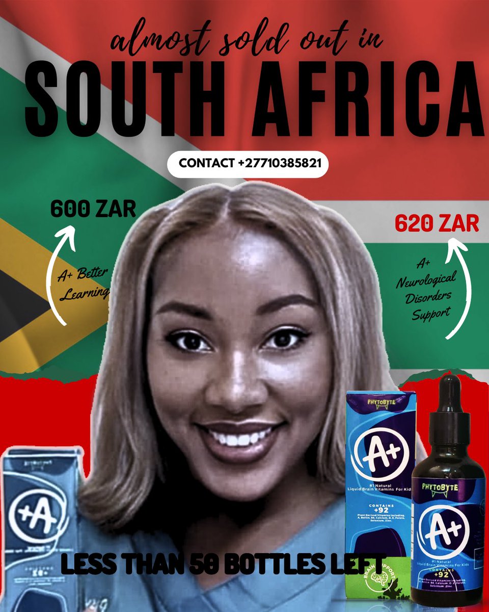 phytobyte's tweet image. We now have A+ in South Africa. Hurray