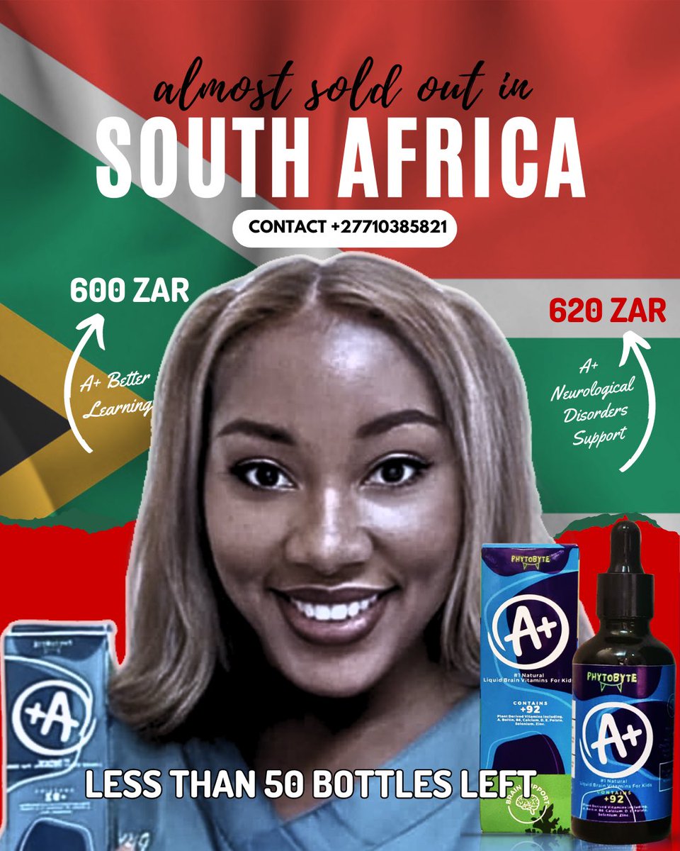 phytobyte's tweet image. We now have A+ in South Africa. Hurray