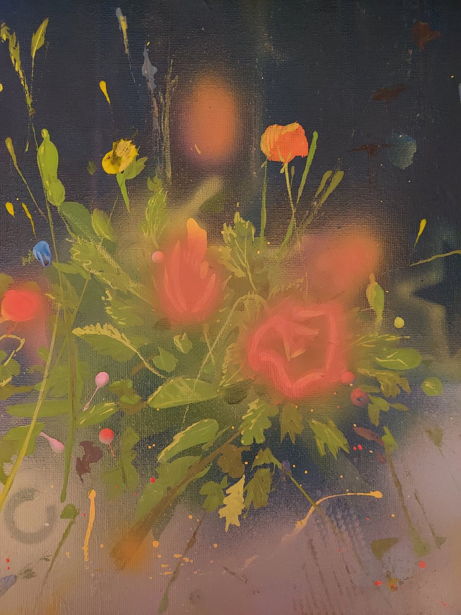 Mixing it up abit in this one! ..

#artwork #acrylics #mixedmedia #shropshire #painting #garden #flowers #SundayFunday #FathersDay