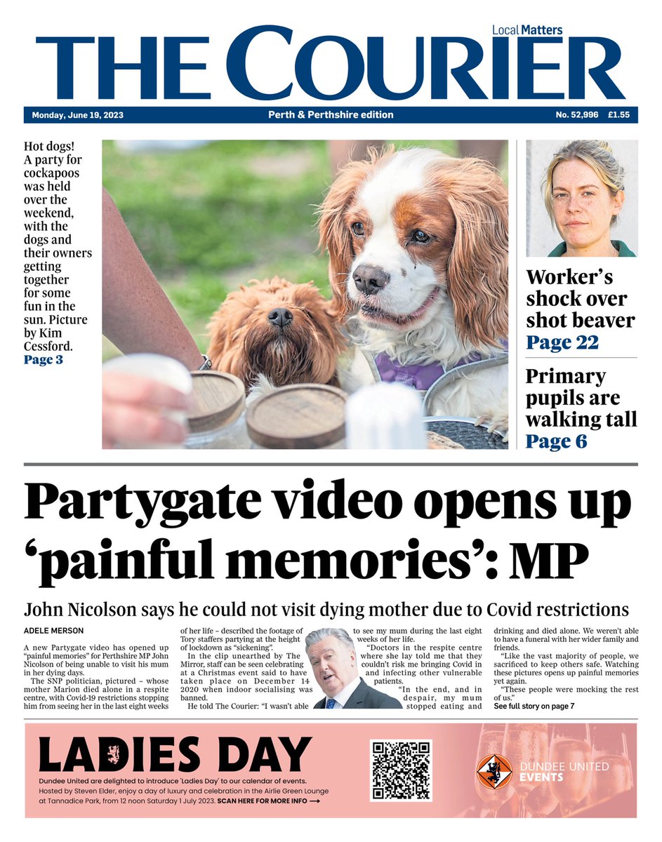 the Irish World on Twitter "RT hendopolis DUNDEE COURIER Partygate