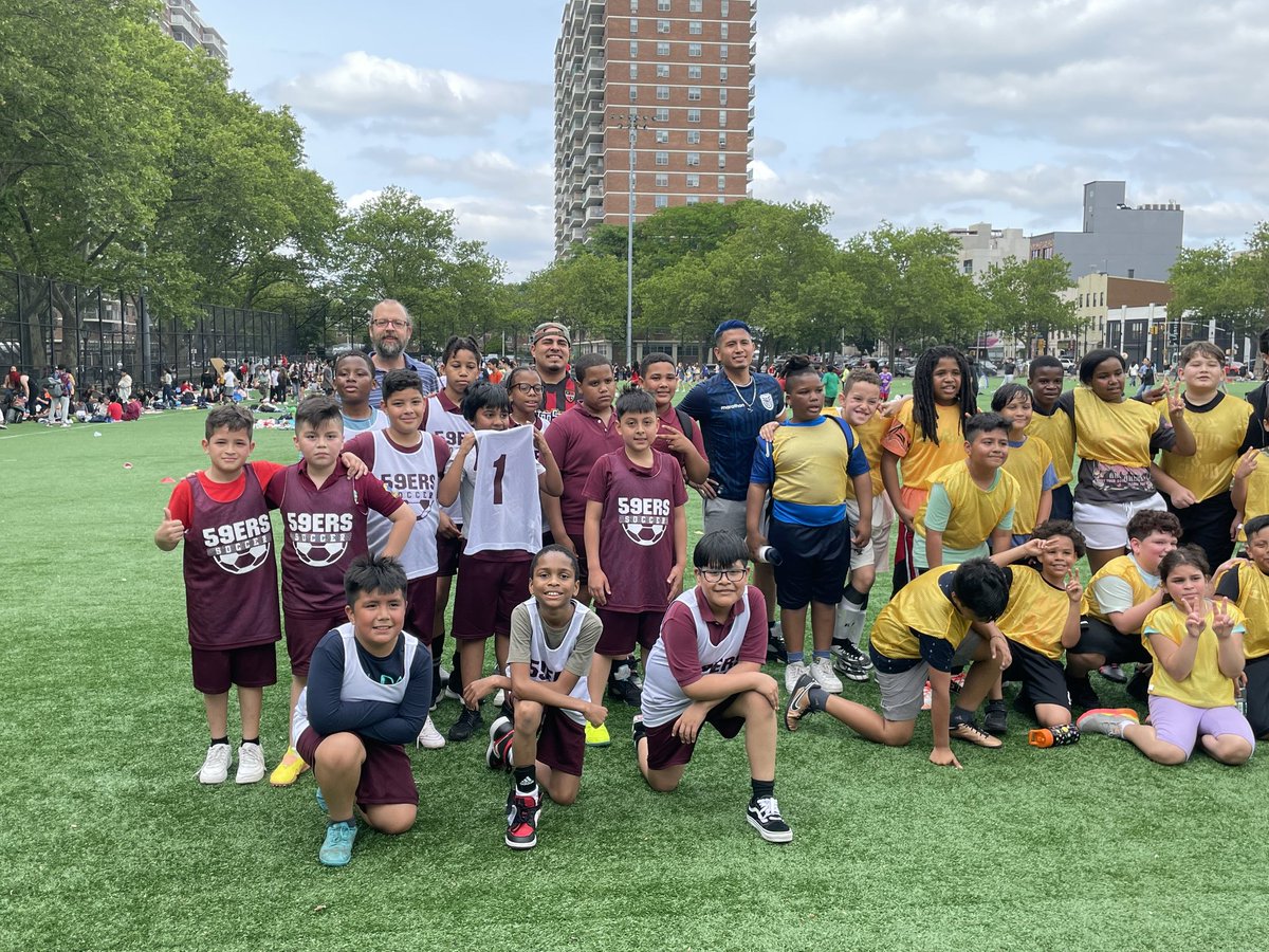 We had a blast at  our soccer game against  P.S. 250. It was a tie game, so we probably need a rematch !!! 😀⚽️