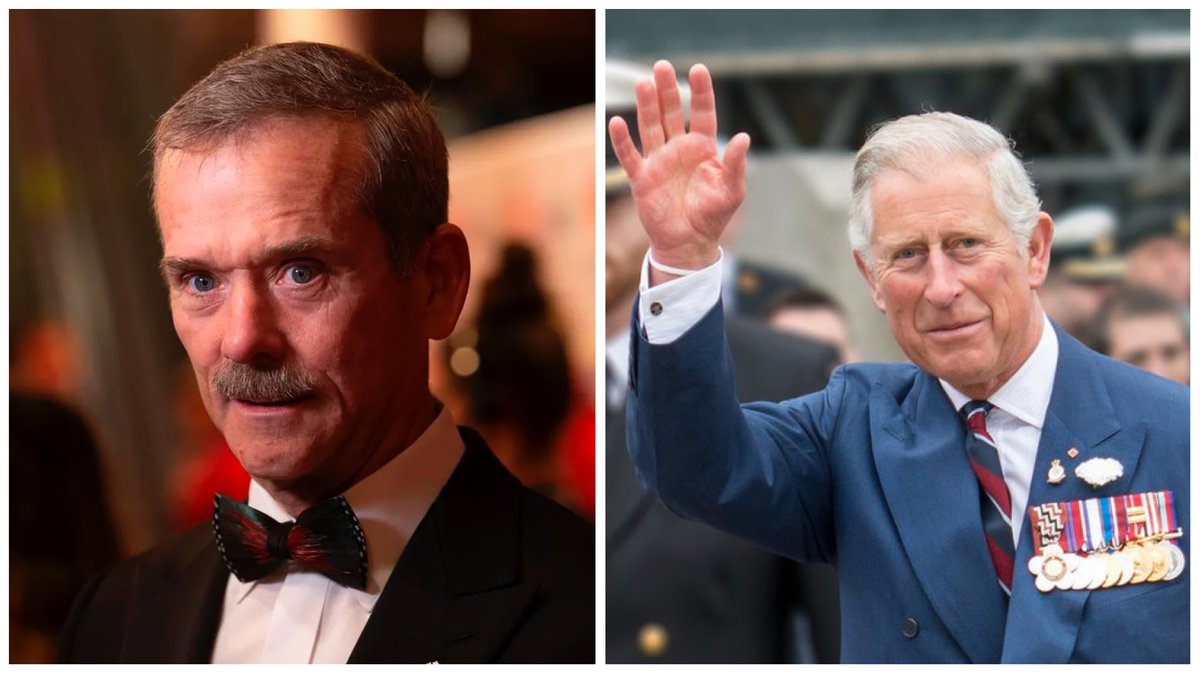 Canadian_Crown's tweet image. Canadian astronaut Chris Hadfield says he’s been working with King Charles on a space sustainability plan dubbed the Astra Carta, after the Magna Carta. The document aims to achieve agreement on human &amp;amp; legal behaviour on “the moon &amp;amp; every place we go after.” 🚀

#cdnpoli #space