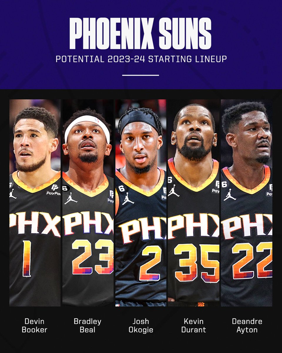 ESPNNBA's tweet image. The new-look Suns could be scary 😳