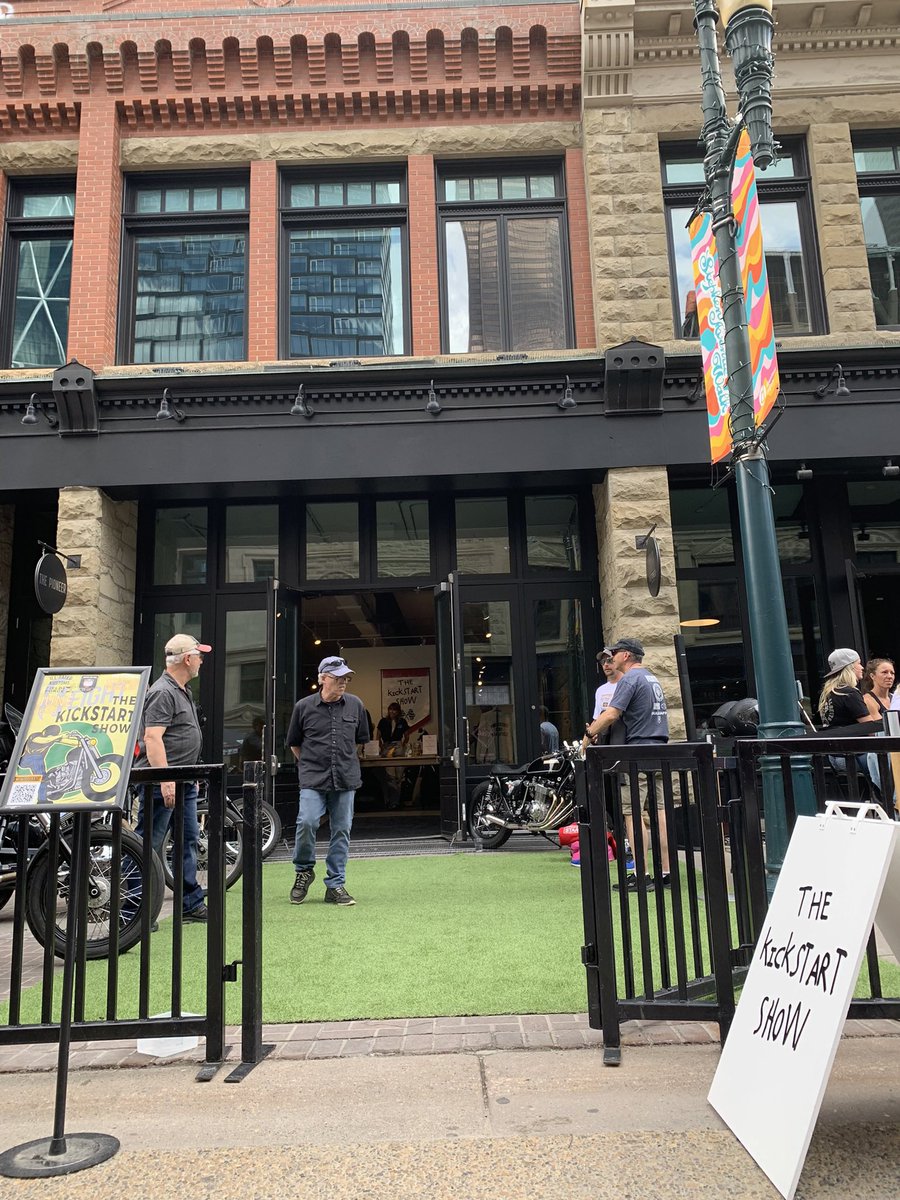 devillainess's tweet photo. Looking for a fun Fathers Day activity? Or just a cool reason to get outta the house? Head to the Pioneer Club on 8th Ave for the @illfatedkustoms Kickstart Show - tons of great hand-built motorcycles, food, beers, and great peeps.

#yyc #kickstartshow https://t.co/dByMqzmH0z
