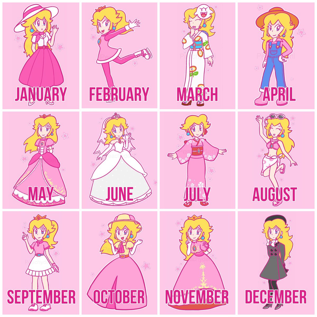 Your birth month shows which Peach outfit you should wear! Which one did you get?