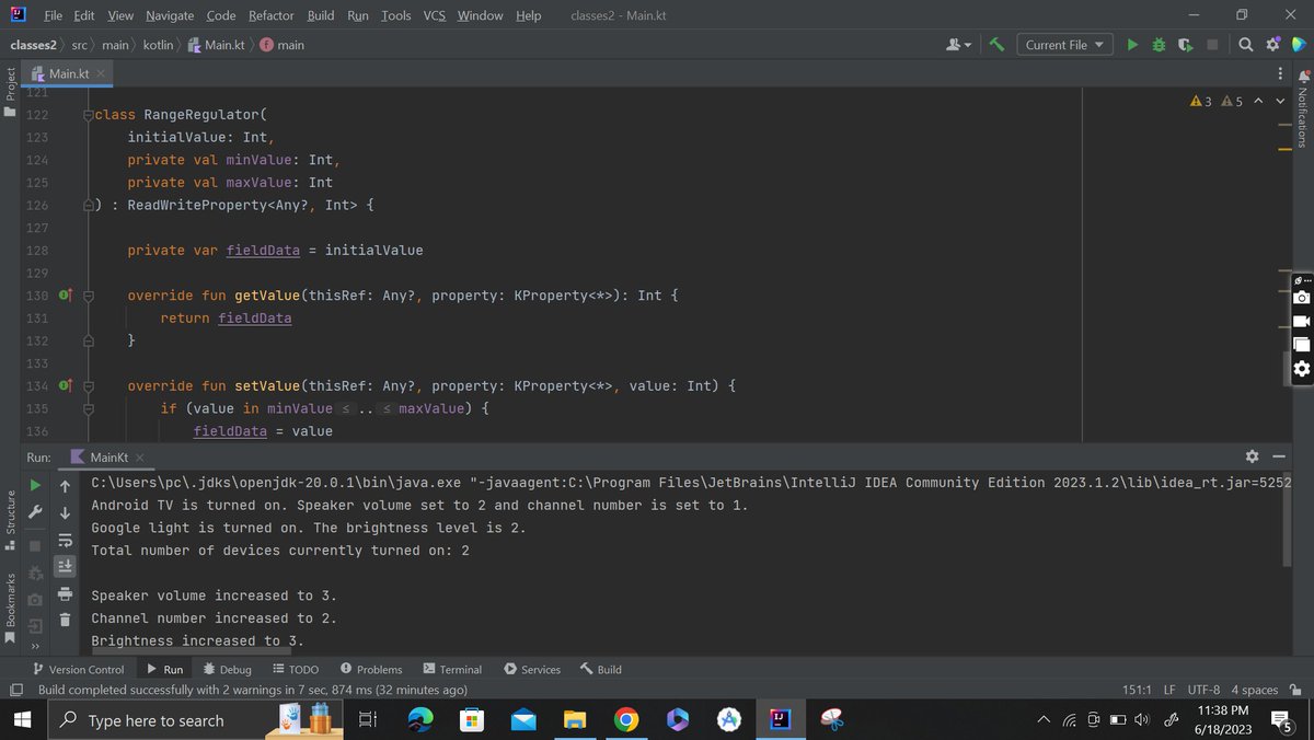#Day14 learning Jetpack Compose.. Did a further exegesis on  Kotlin Classes and objects...I climaxed with Visibility modifiers and a bit of property delegates...
#100daysofcode
#kotlin
#jetpackcompose
#keeplearning
@csokimathi 
@gdsc_kimathi 
@kotlin