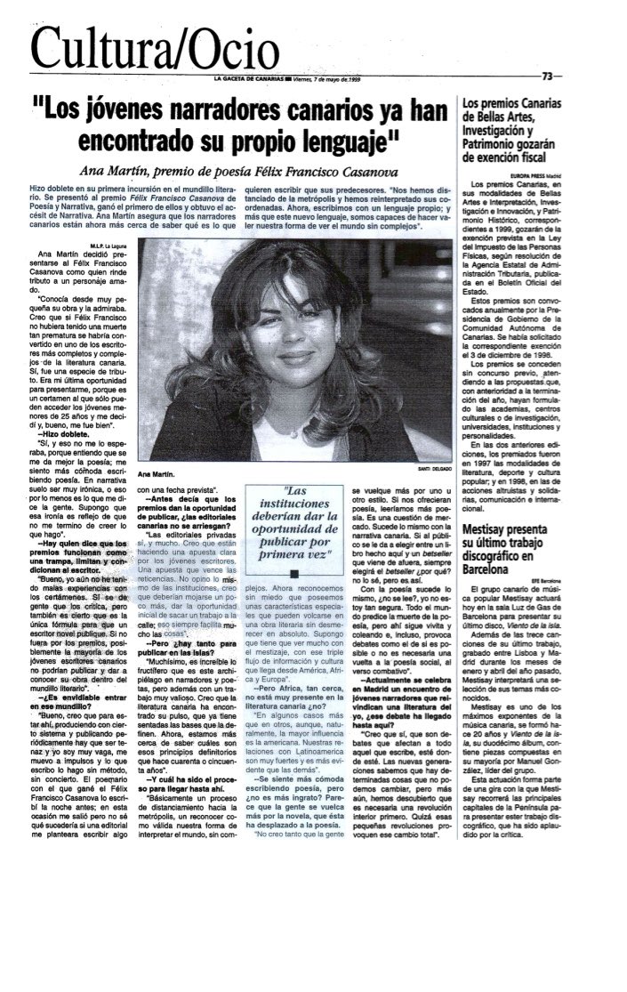 Me ha recordado el algoritmo que yo también fui una joven narradora porque a él le gusta dar donde más duele, ¿saben? 
Buena noche tengan.